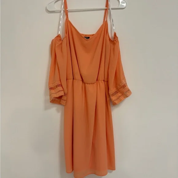 Xoxo orange women’s large dress - Picture 3 of 4